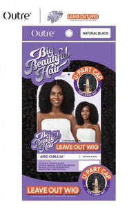 Outre Big Beautiful HH Blend Leave Out U Part Wig - AFRO CURLS 16" - SoGoodBB.com
