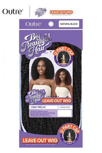 Outre Big Beautiful HH Blend Leave Out U Part Wig - COILY FRO 14" - SoGoodBB.com