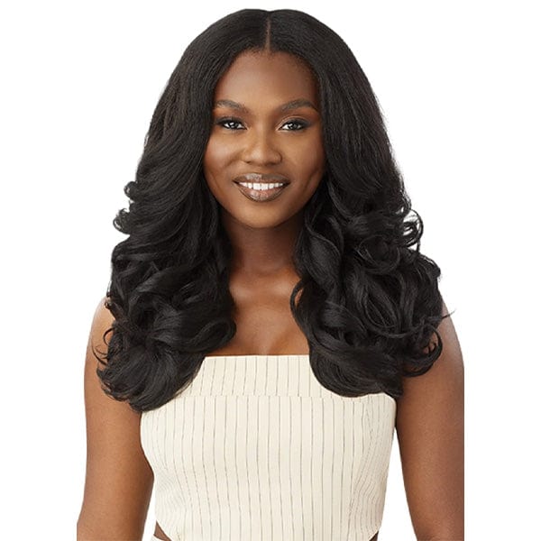 Outre Big Beautiful HH Blend Leave Out U Part Wig - DOMINICAN BODY CURL 20" - SoGoodBB.com