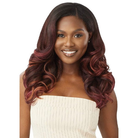 Outre Big Beautiful HH Blend Leave Out U Part Wig - DOMINICAN BODY CURL 20" - SoGoodBB.com