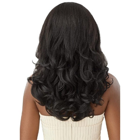 Outre Big Beautiful HH Blend Leave Out U Part Wig - DOMINICAN BODY CURL 20" - SoGoodBB.com
