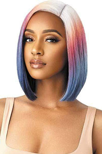Outre Color Bomb Synthetic Swiss Lace Front Wig - KIELY - Unbeatable - SoGoodBB.com