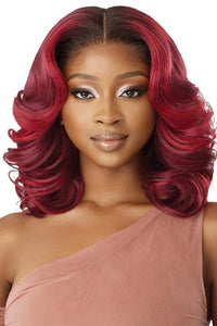 Outre Human Hair Blend 5x5 Lace Closure Wig - HHB BODY WAVE 16" - SoGoodBB.com