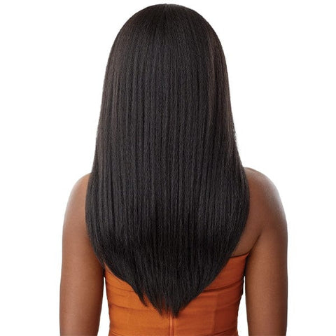 Outre Human Hair Blend 5x5 Lace Closure Wig - HHB KINKY STRAIGHT 24" - SoGoodBB.com
