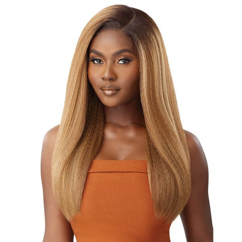 Outre Human Hair Blend 5x5 Lace Closure Wig - HHB KINKY STRAIGHT 24" - SoGoodBB.com