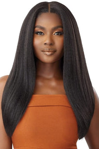 Outre Human Hair Blend 5x5 Lace Closure Wig - HHB KINKY STRAIGHT 24" - SoGoodBB.com