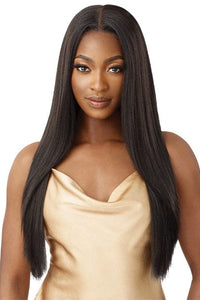 Outre Human Hair Blend 5x5 Lace Closure Wig - HHB YAKI STRAIGHT 26" - SoGoodBB.com
