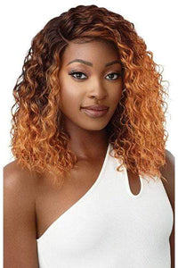 Outre Synthetic 5" Deep L-Part Swiss Wet & Wavy Lace Front Wig - LEENA - SoGoodBB.com