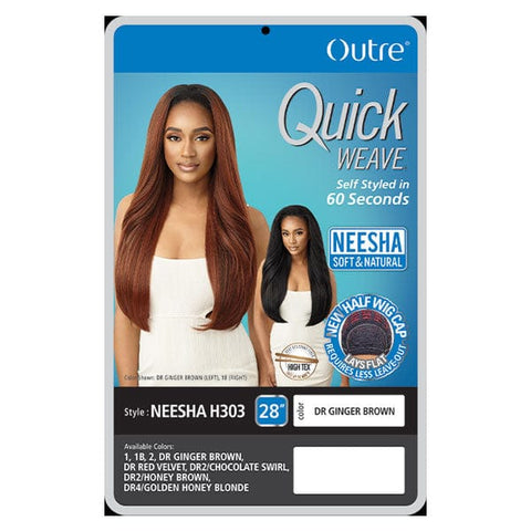Outre Synthetic Quick Weave Half Wig - NEESHA H303 - SoGoodBB.com