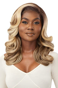 Outre Synthetic Sleeklay Part HD Lace Front Wig - ANTALIA - SoGoodBB.com