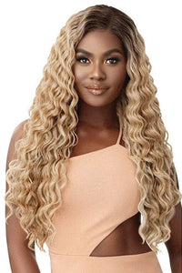 Outre Synthetic Sleeklay Part HD Lace Front Wig - ASMARA - SoGoodBB.com