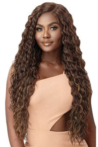 Outre Synthetic Sleeklay Part HD Lace Front Wig - ASMARA - SoGoodBB.com