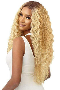 Outre Synthetic Sleeklay Part HD Lace Front Wig - DONATELLA - SoGoodBB.com