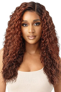 Outre Synthetic Sleeklay Part HD Lace Front Wig - KEOLA - SoGoodBB.com