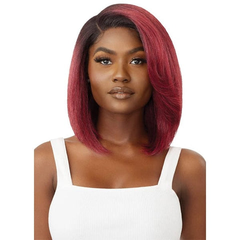 Outre Synthetic Sleeklay Part HD Lace Front Wig - RUDY - SoGoodBB.com