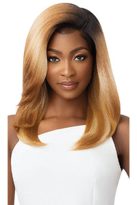Outre Synthetic Sleeklay Part HD Lace Front Wig - VERNISHA - SoGoodBB.com
