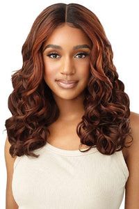 Outre Synthetic Swiss HD Lace Front Wig - EVALEE - SoGoodBB.com