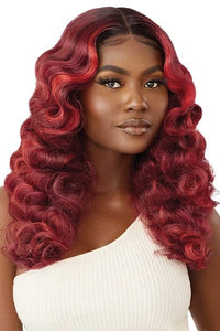 Outre Synthetic Swiss HD Lace Front Wig - EVALINA - SoGoodBB.com