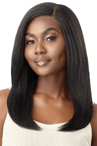 Outre Synthetic Swiss HD Lace Front Wig - NATURAL YAKI 18" - SoGoodBB.com