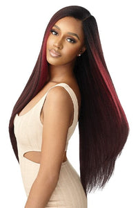 Outre Synthetic Swiss HD Lace Front Wig - NATURAL YAKI 30" - SoGoodBB.com
