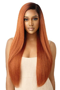 Outre Synthetic Swiss HD Lace Front Wig - NATURAL YAKI 30" - SoGoodBB.com