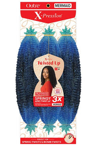 Outre X-Pression Twisted Up Crochet Braid - 3X SPRINGY AFRO TWIST 16"-24" - SoGoodBB.com