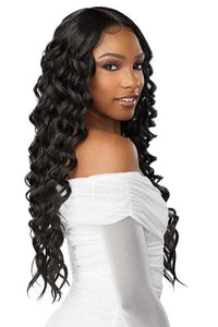 Sensationnel Butta Human Hair Blend Lace Front Wig - DEEP TWIST 26" - SoGoodBB.com