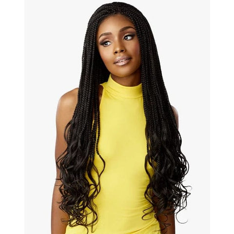 Sensationnel Cloud 9 4x4 Braid Lace Front Wig - BRAIDED BOX FRENCH CURL 30″ - SoGoodBB.com