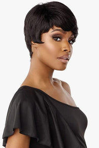 Sensationnel Empire Salt & Pepper 100% Human Hair Celebrity Series Wig - DENIA - SoGoodBB.com