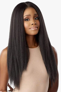 Sensationnel Kinky Edges Kinks & Co 13x6 HD Lace Front Wig - 13x6 KINKY STRAIGHT 24" - SoGoodBB.com
