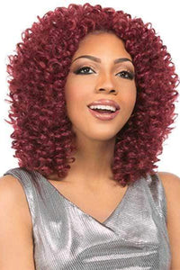 Sensationnel Premium Too Human Hair Blended (Multi Pack) - Multi Bounce Curl 10"+12"+14"+Closure&Bang Piece - SoGoodBB.com