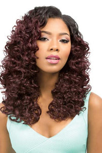 Sensationnel Premium Too Human Hair Blended (Multi Pack) - Multi Loose Deep 14"+16"+18"+Closure&Bang Piece - SoGoodBB.com