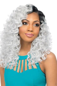 Sensationnel Premium Too Human Hair Blended (Multi Pack) - Multi Loose Twist 12"+14"+16"+Closure&Bang Piece - SoGoodBB.com