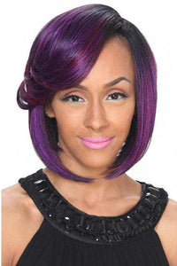 Zury Deep A Line Cut Synthetic Wig Lace Part Full Wigs - A LINE-H LEVA - SoGoodBB.com