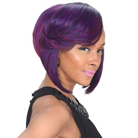 Zury Deep A Line Cut Synthetic Wig Lace Part Full Wigs - A LINE-H LEVA - SoGoodBB.com