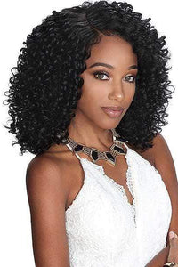 Zury Sis Diva Collection Synthetic Hair Pre Tweezed Part Lace Front Wig - DIVA LACE H MYSTY - SoGoodBB.com