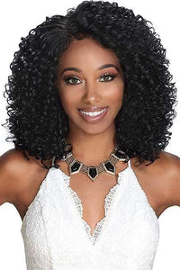 Zury Sis Diva Collection Synthetic Hair Pre Tweezed Part Lace Front Wig - DIVA LACE H MYSTY - SoGoodBB.com
