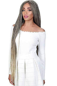 Zury Sis Diva Collection Synthetic Hand Tied Part Lace Front Wig - DIVA LACE BRAID BOX 38" - Clearance - SoGoodBB.com