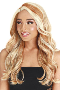 Zury Sis Human Hair Blend Natural Mix Glueless Lace Front Wig - PM LF HD CAMA - SoGoodBB.com