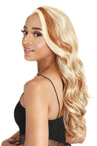Zury Sis Human Hair Blend Natural Mix Glueless Lace Front Wig - PM LF HD CAMA - SoGoodBB.com