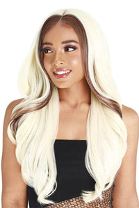 Zury Sis Human Hair Blend Natural Mix Glueless Lace Front Wig - PM LF HD MORY - SoGoodBB.com