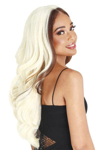 Zury Sis Human Hair Blend Natural Mix Glueless Lace Front Wig - PM LF HD MORY - SoGoodBB.com