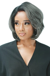 Zury Sis Human Hair Blend Natural Mix Hand-Tied Lace Front Wig - PM LF MARTHA - SoGoodBB.com