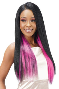Zury Sis Prime Human Hair Blend Lace Front Wig - PM FP KINKY BABY SKYLER - SoGoodBB.com