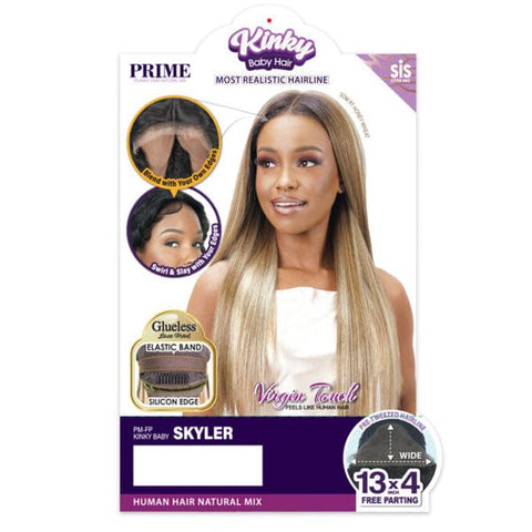 Zury Sis Prime Human Hair Blend Lace Front Wig - PM FP KINKY BABY SKYLER - SoGoodBB.com