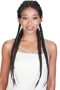 Zury Sis Synthetic 360 Box Braid Lace Wig - 360 DD LACE H DUTCH BOX - Clearance - SoGoodBB.com