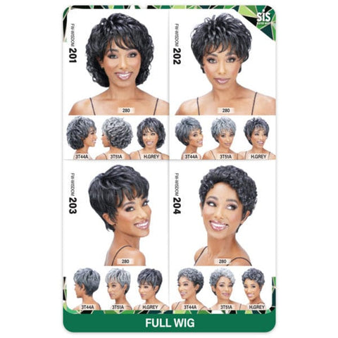Zury Sis Synthetic Fiber Full Wig - FW WISDOM 203 - SoGoodBB.com