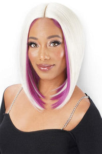 Zury Sis Synthetic Hair Angel Bob Style HD Lace Front Wig - NEELA - SoGoodBB.com