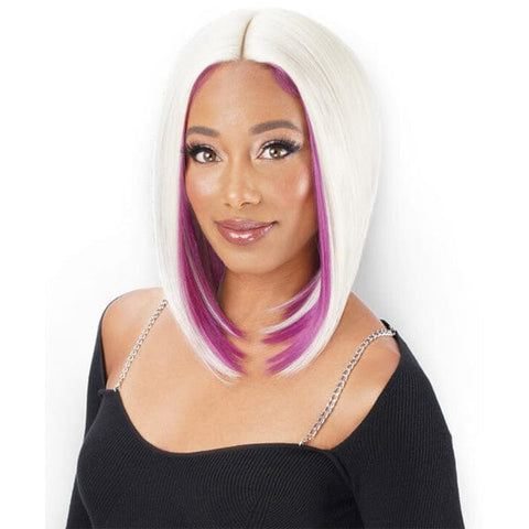 Zury Sis Synthetic Hair Angel Bob Style HD Lace Front Wig - NEELA - SoGoodBB.com