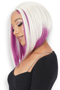 Zury Sis Synthetic Hair Angel Bob Style HD Lace Front Wig - NEELA - SoGoodBB.com